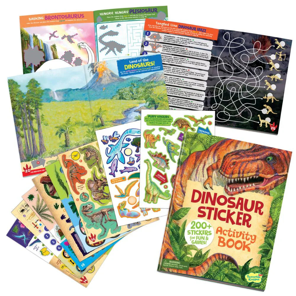 Activity Sticker Book - Dinosaurs