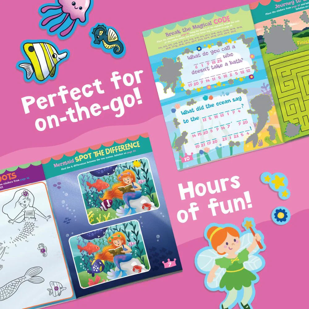 Peaceable Kingdom Sticker Book - Mermaid, Princess and Fairy Friends