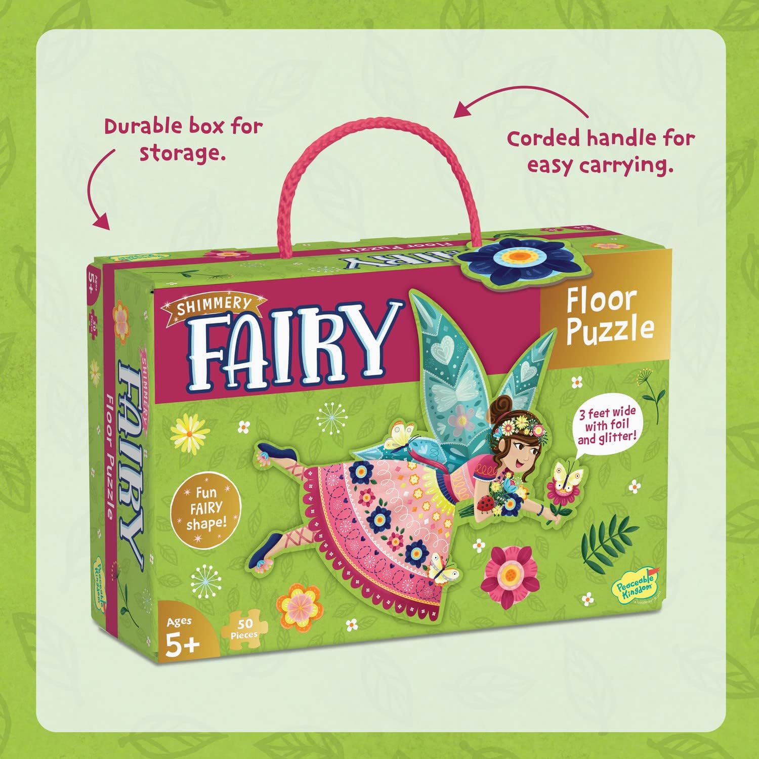 Shimmery fairy floor puzzle