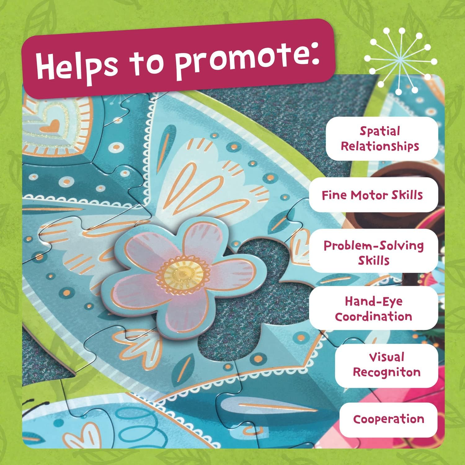 Shimmery fairy floor puzzle