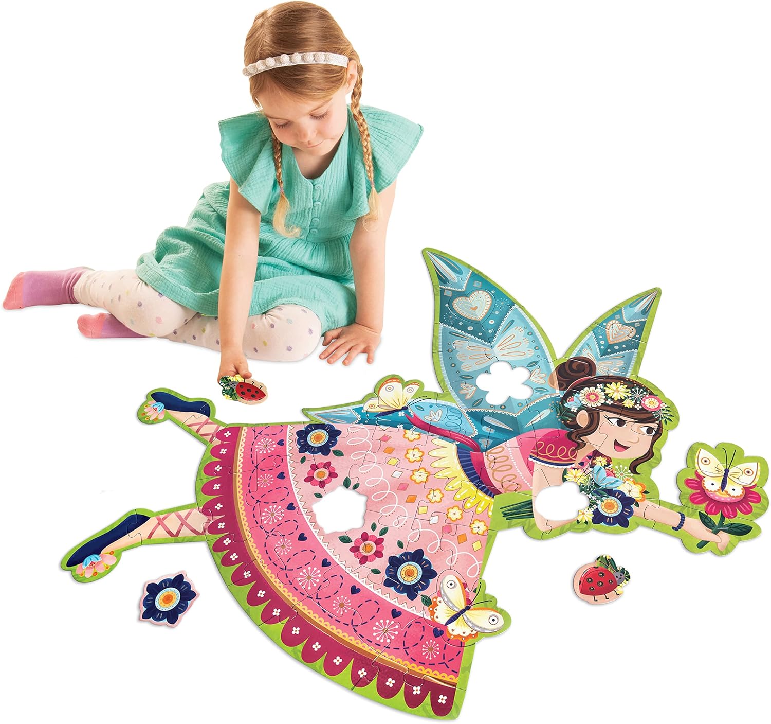 Shimmery fairy floor puzzle
