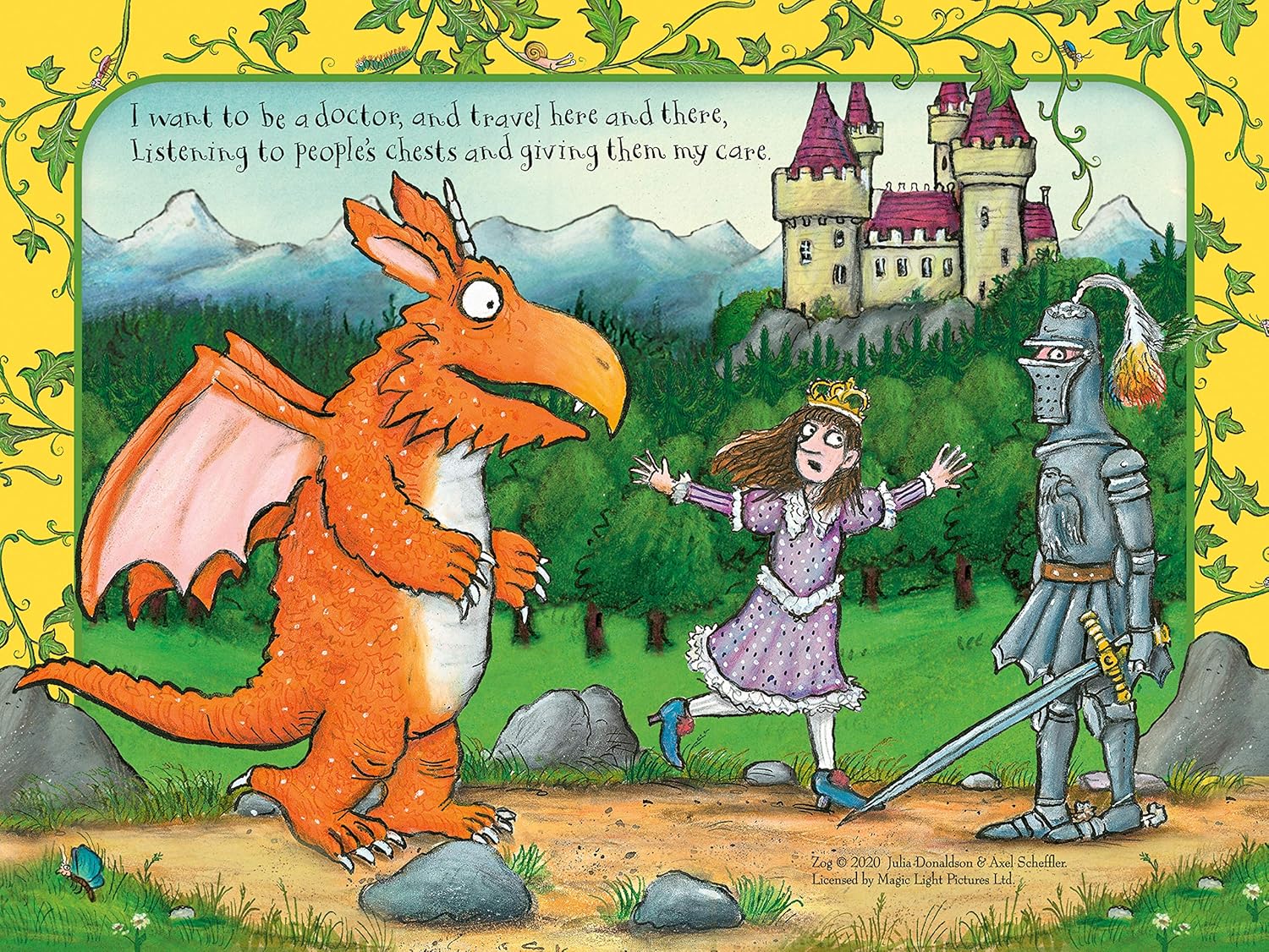 Zog And Other Stories 12, 16, 20, 24 Piece Puzzle