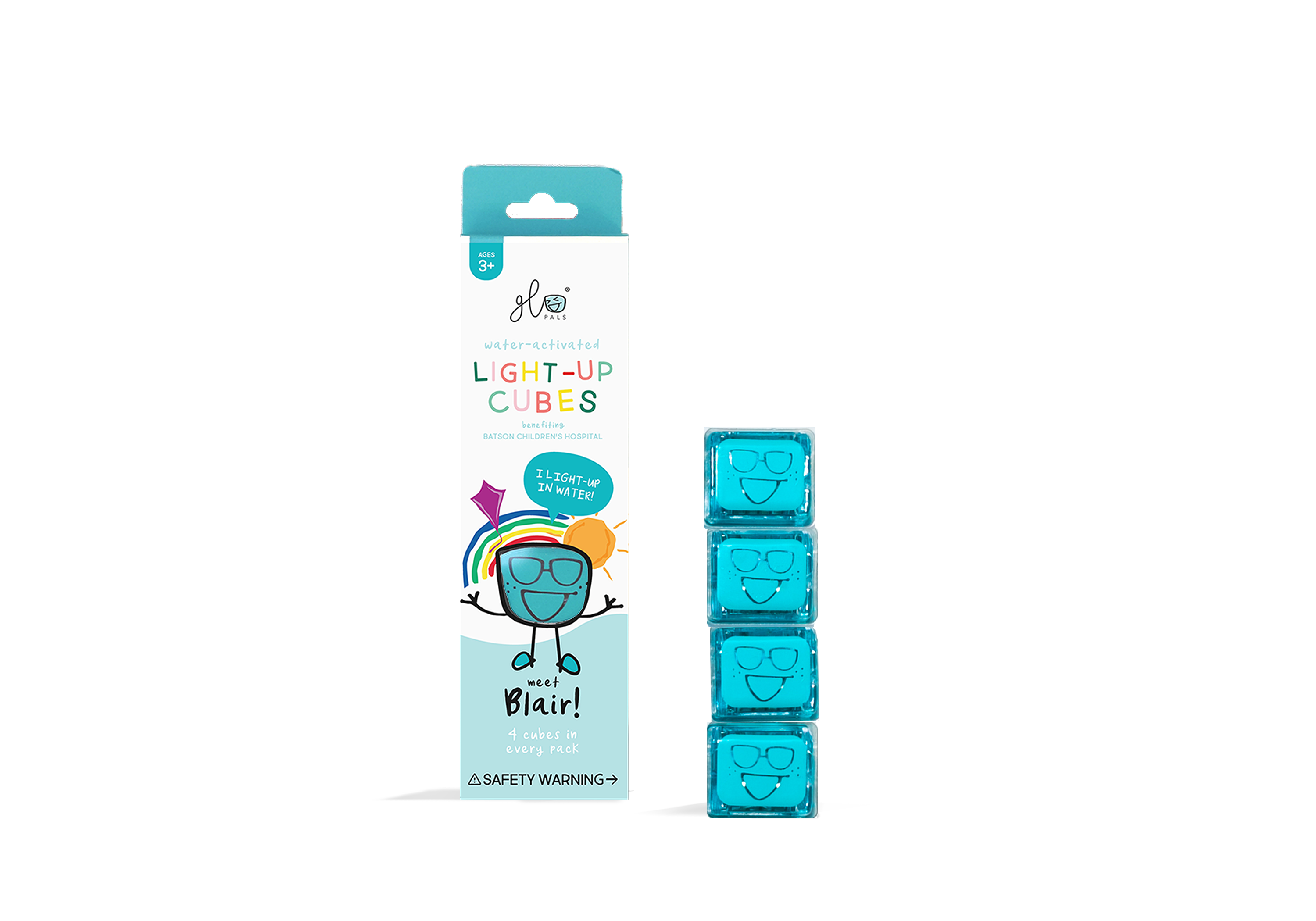 Glo Pals Blair Light Up Cubes (4 Pieces)