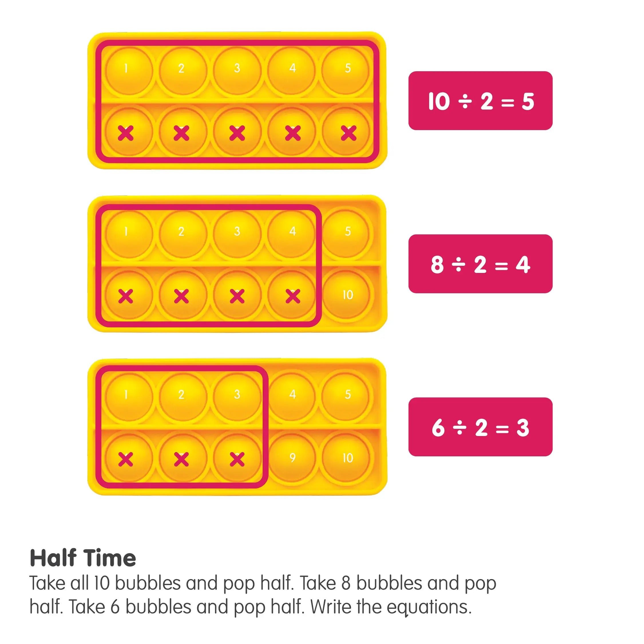 Junior Learning Ten Frames Bubble Boards
