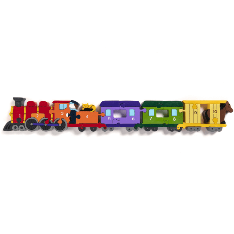 Number Train Jigsaw Puzzle