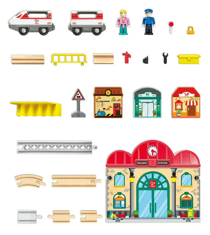 Hape portable train station