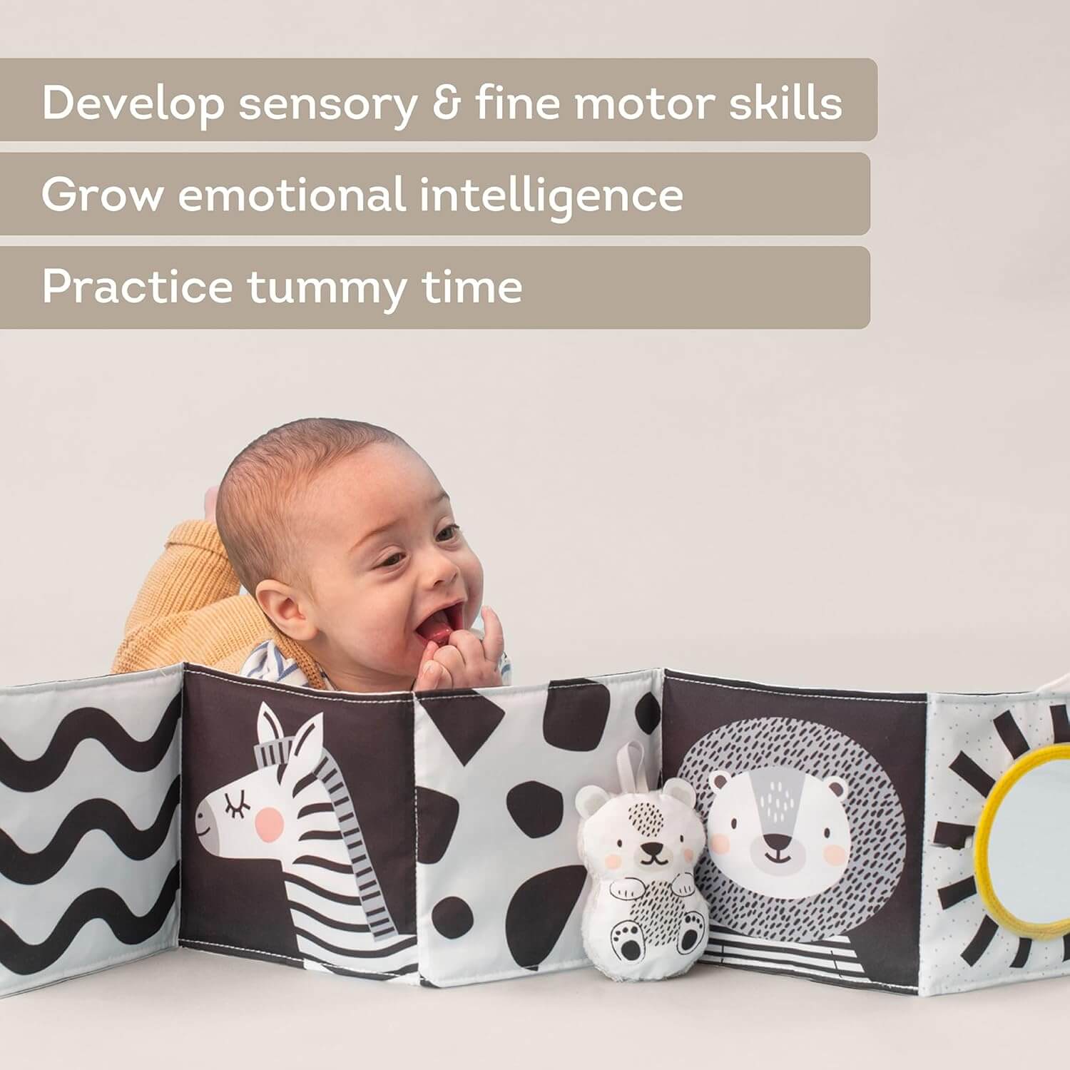 Savannah Black and White Baby Pram Book