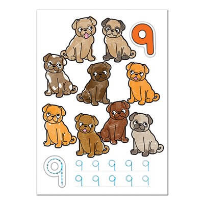 1 - 20 Colouring Book Orchard Toys