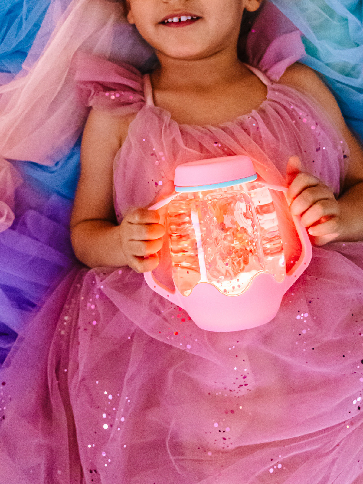 Sensory Play Jar- Bubblegum