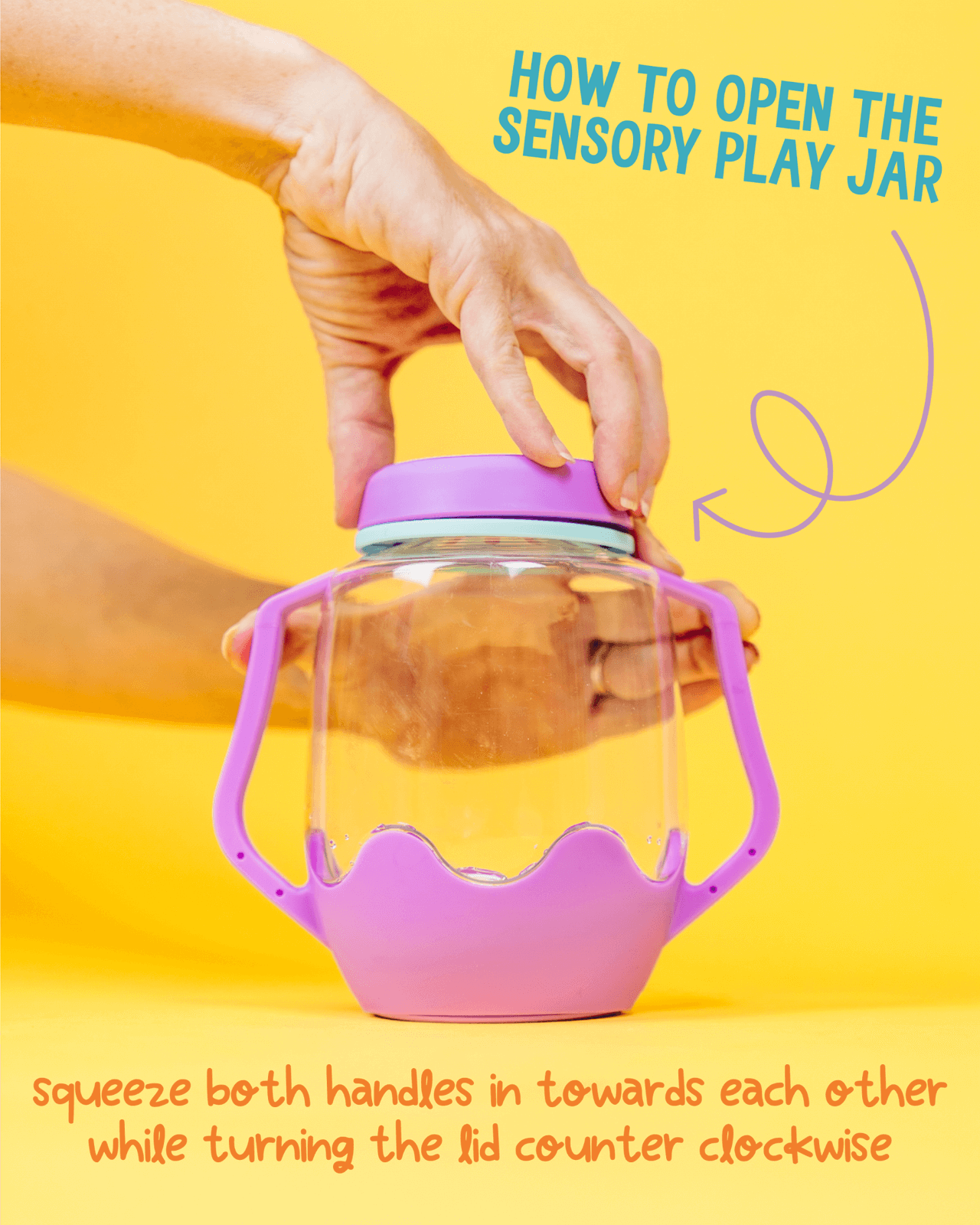 Sensory Play Jar- Bubblegum