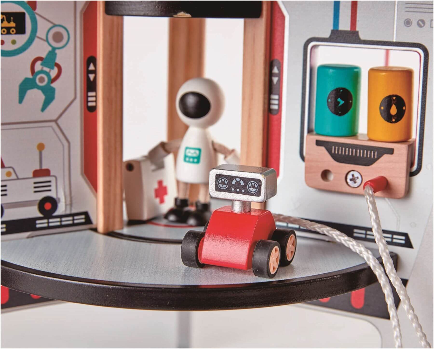 Four-Stage Space Rocket Ship