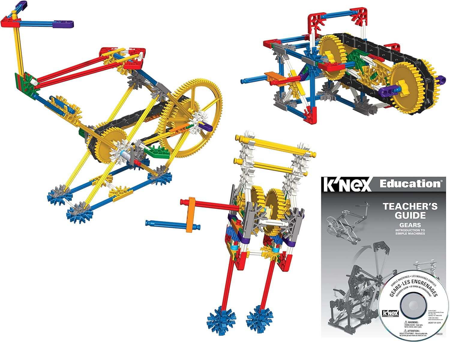 K'NEX Intro to Simple Machines - Gears STEM Education 78630