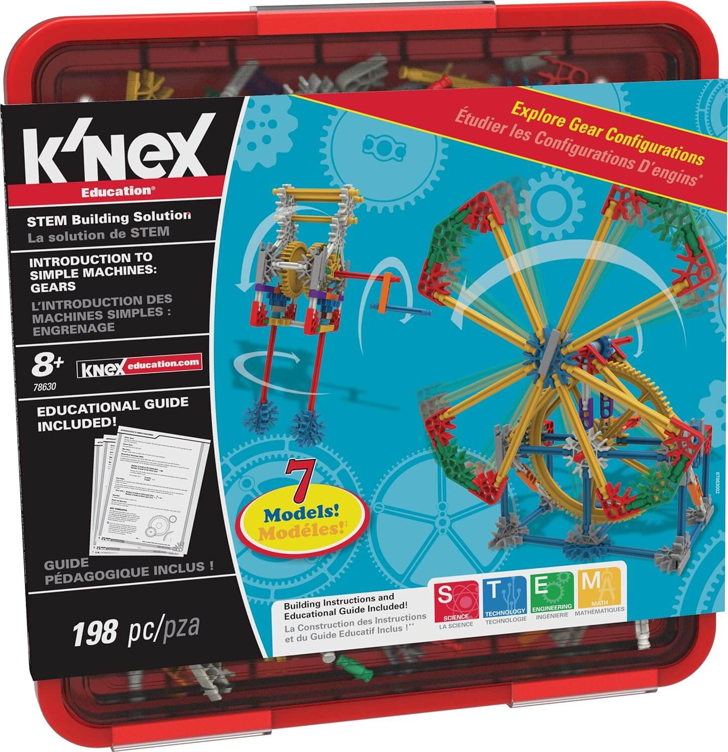 K'NEX Intro to Simple Machines - Gears STEM Education 78630