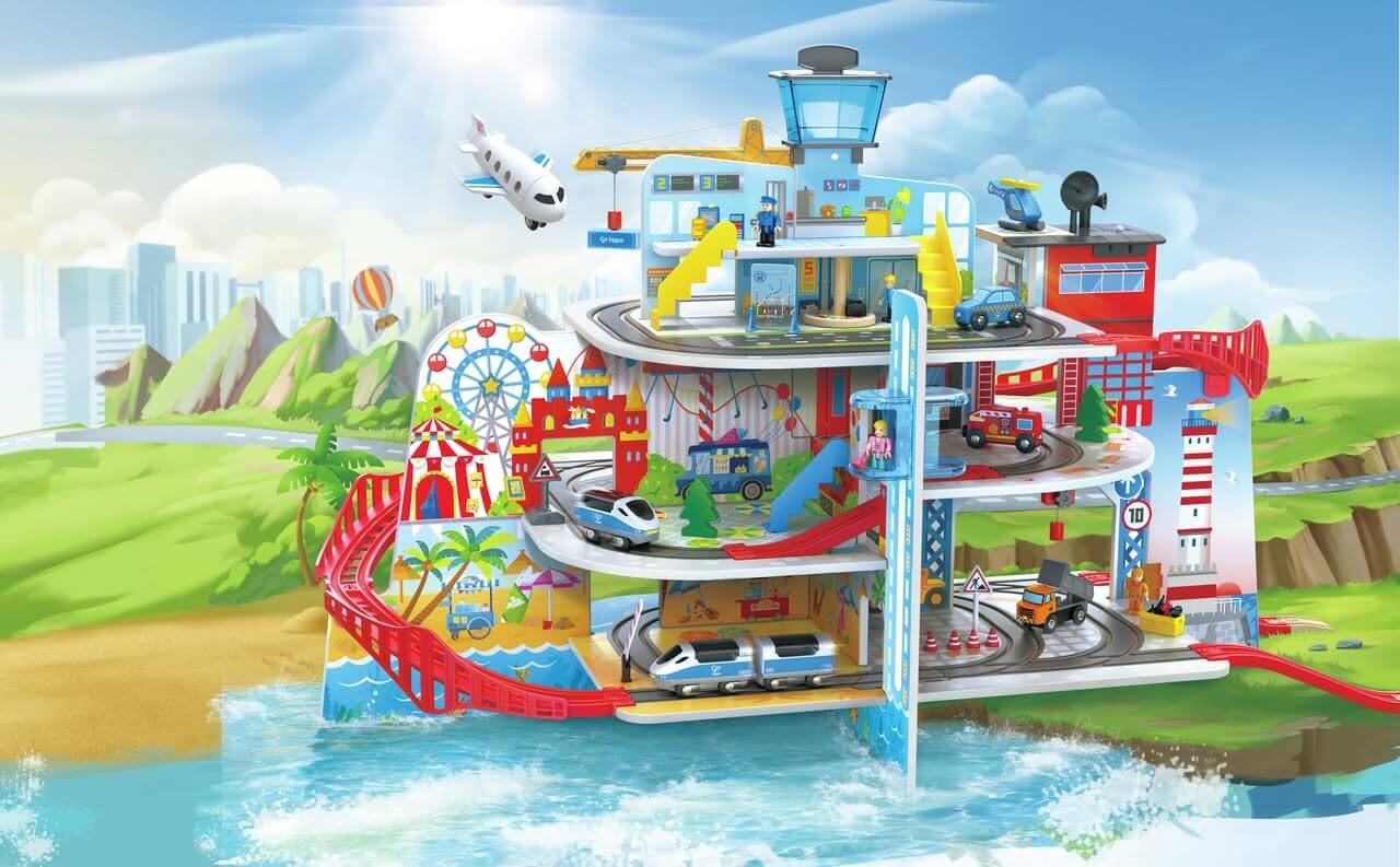 Hape Mega City Railway Set