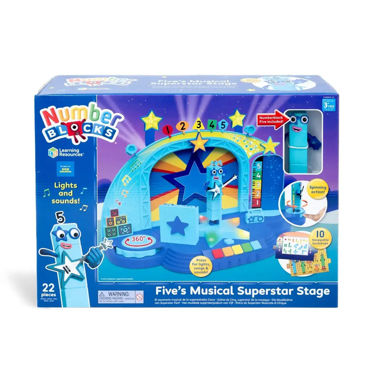 Numberblocks Five's Musical Superstar Stage