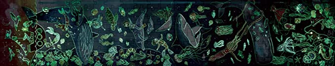 Ocean Life Glow in the Dark Puzzle Hape 200 pc