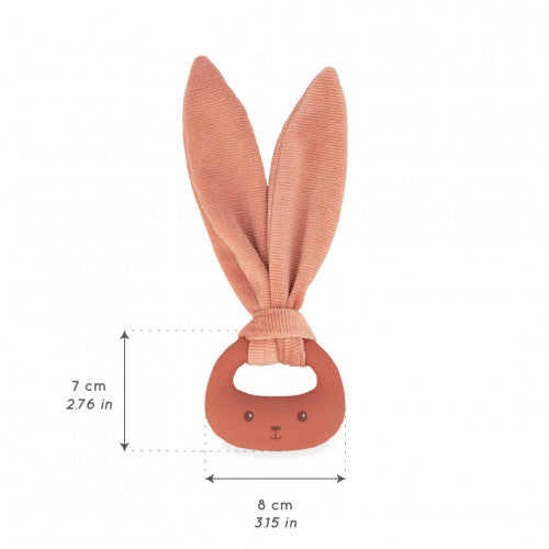 Kaloo Rabbit Teether Terracotta