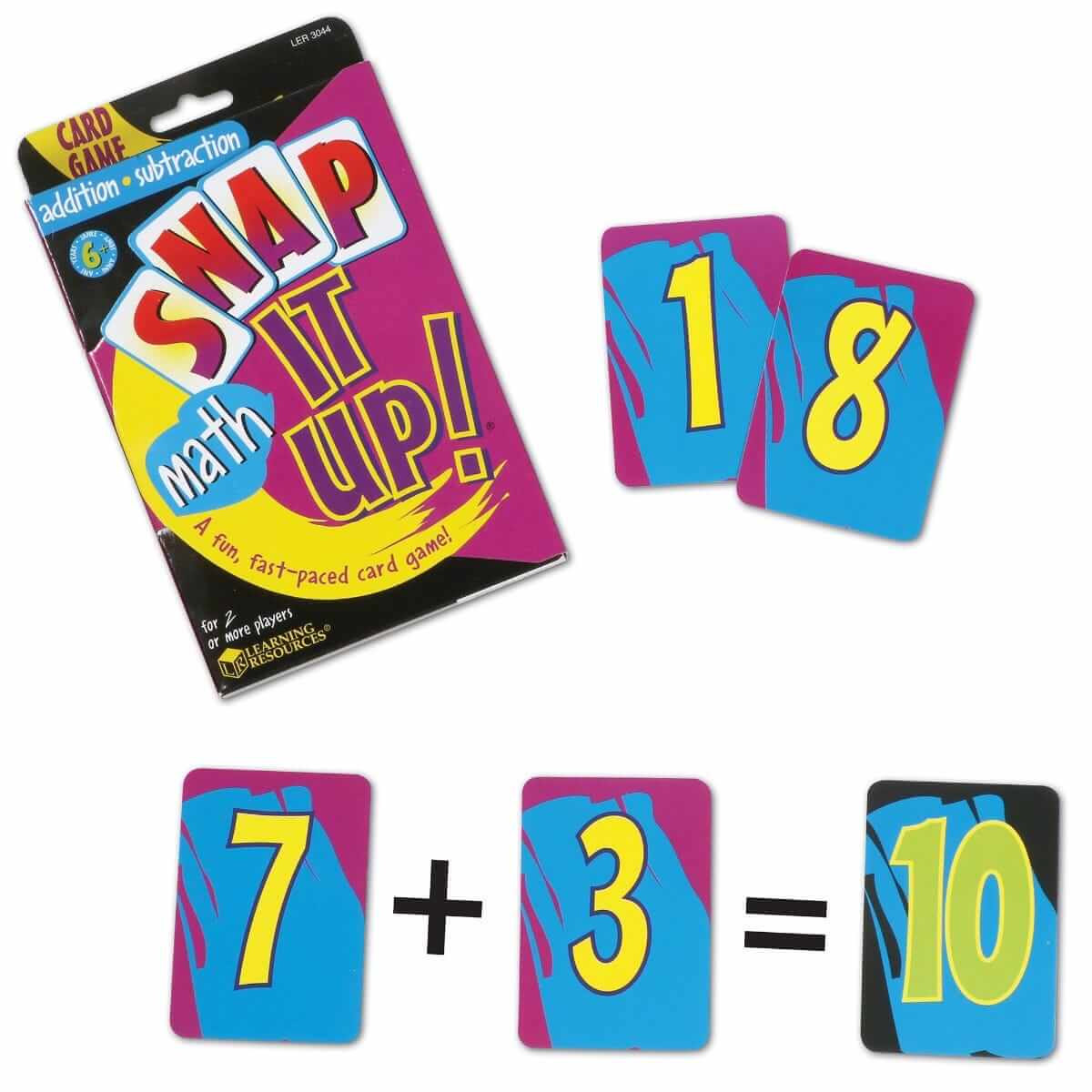 Snap It Up! Addition & Subtraction Card Game