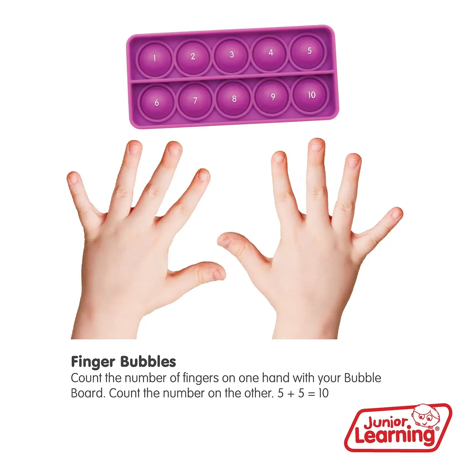 Junior Learning Ten Frames Bubble Boards