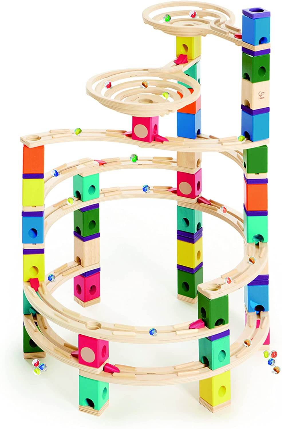 The Ultimate Quadrilla Marble Run Cyclone Hape
