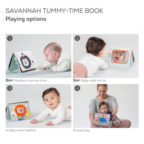 Savannah Tummy-time book