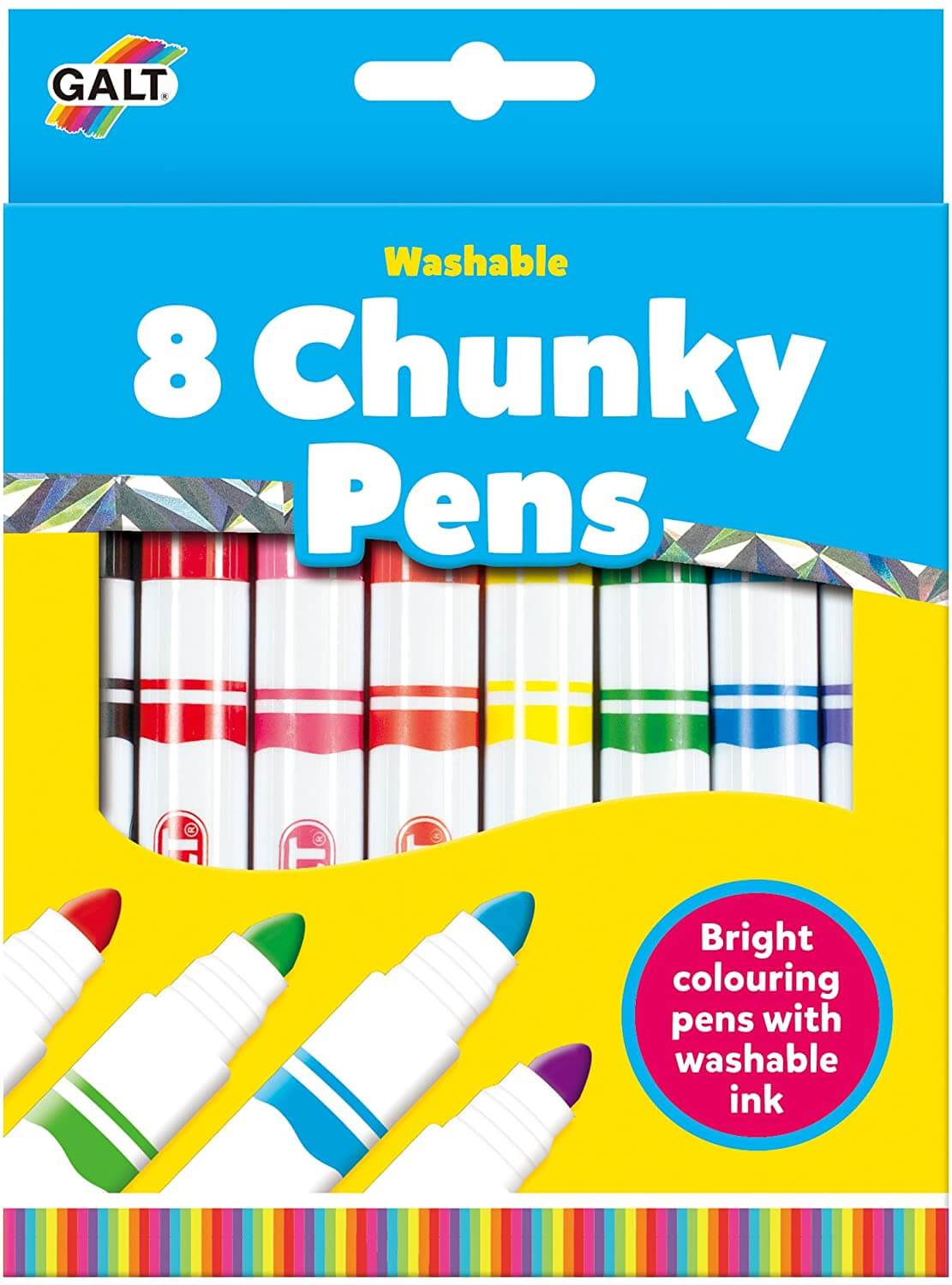 8 Chunky Pens - Washable