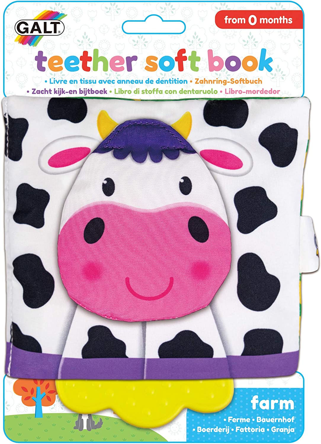 Teether Soft Book - Farm