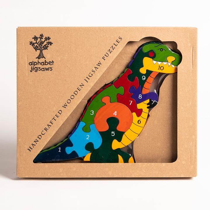 Number T-Rex Jigsaw Puzzle