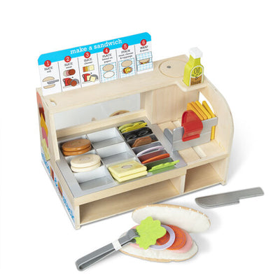 Melissa & Doug Slice & Stack Sandwich Counter