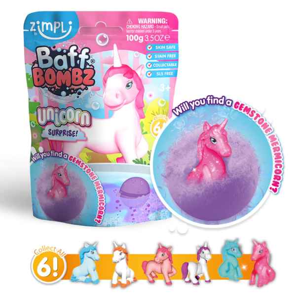 Baff Bombz Unicorn Surprise Figure