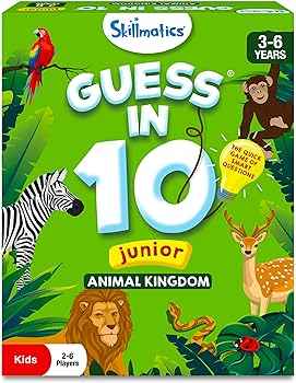 Skillmatics Guess in 10 Junior: Animal Kingdom