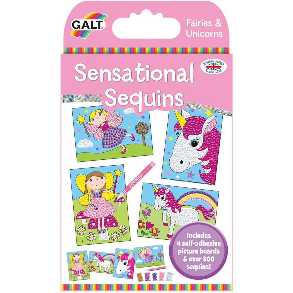 Fairies and Unicorns Sensational Sequins Activity Pack