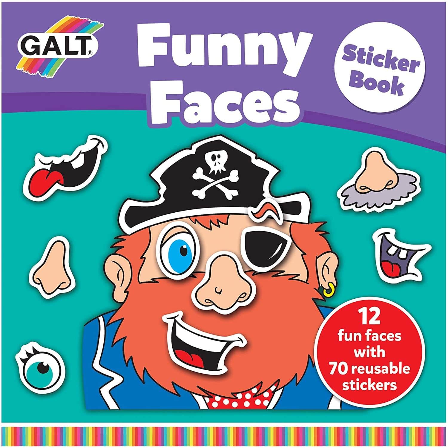 Funny Faces Sticker Book