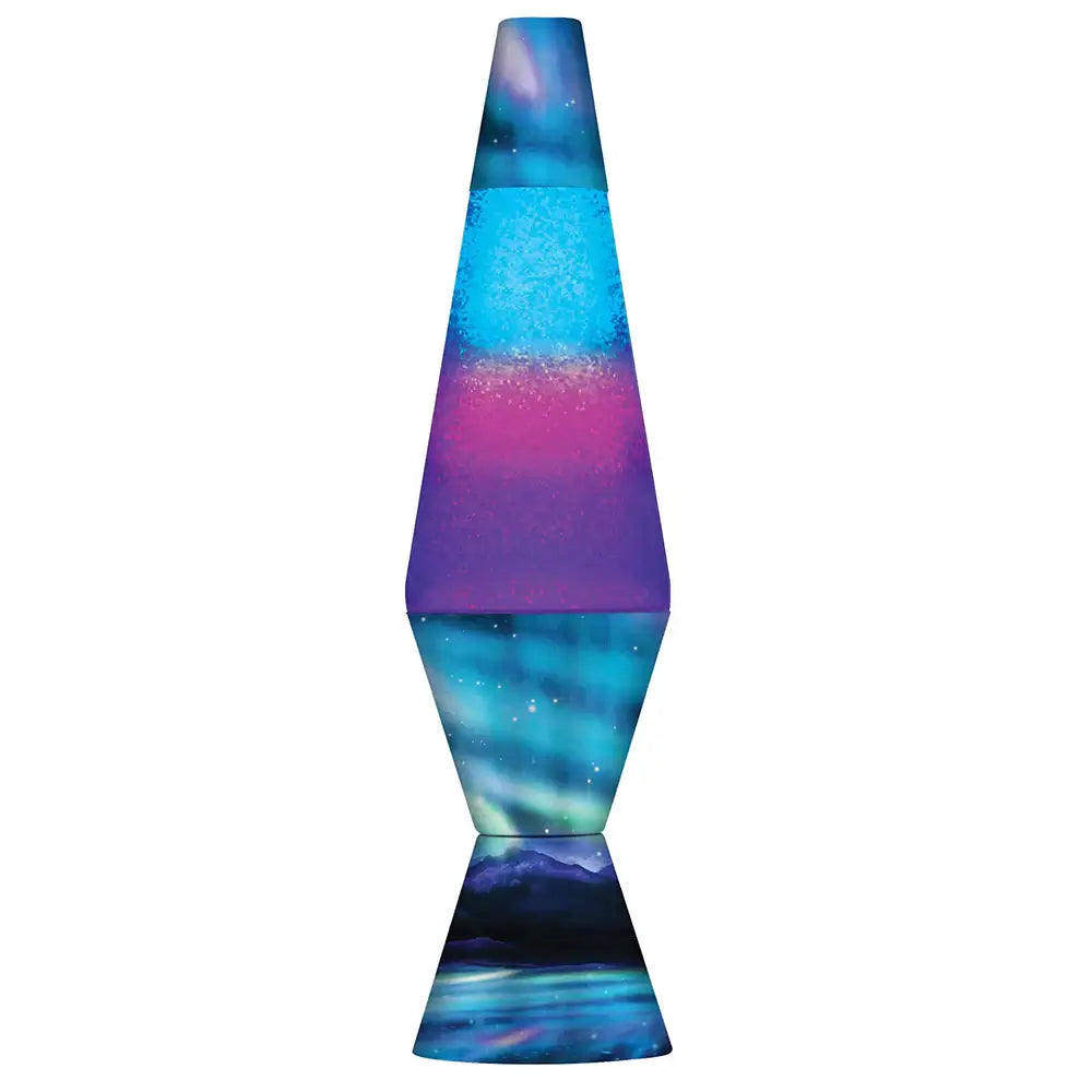 Northern Lights Glitter LAVA Lamp