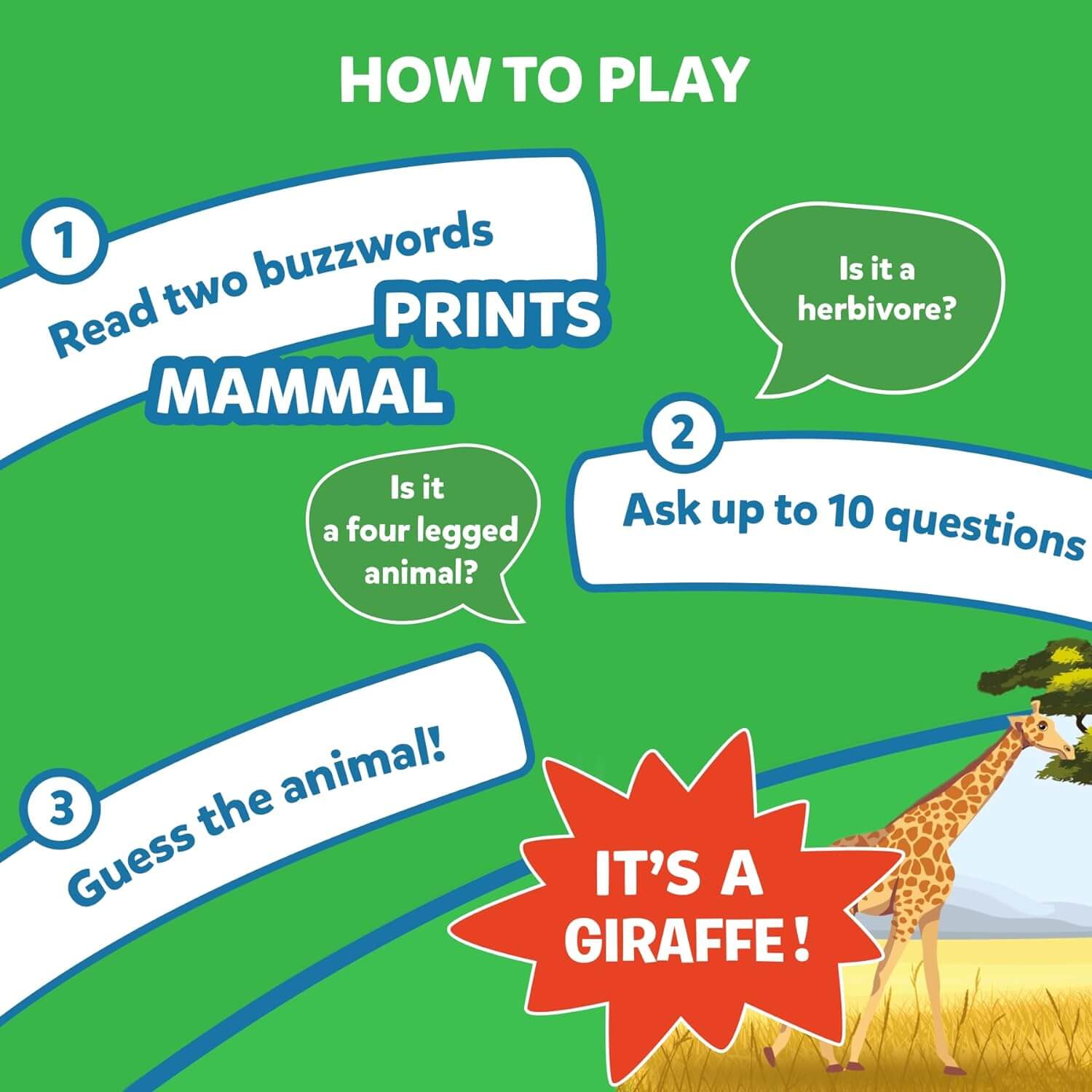 Skillmatics Card Game - Guess in 10 Animal Planet