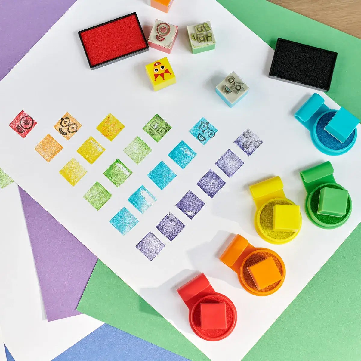 Numberblocks Stampoline Park Stamp Activity Set