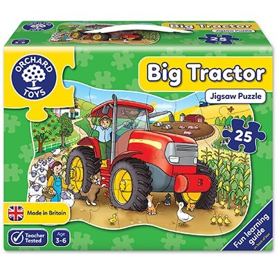 Big Tractor 25 Piece Floor Puzzle Orchard Toys
