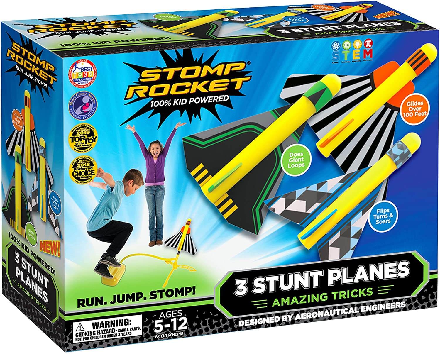 Stomp Rocket Stunt Plane Kit